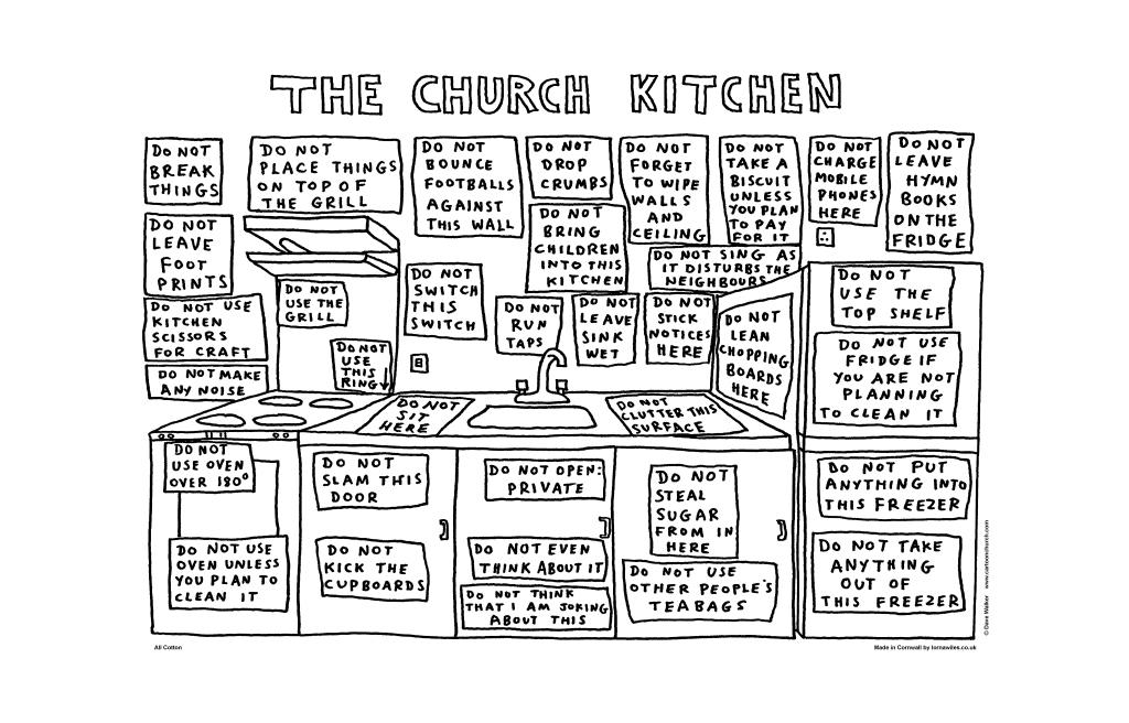 Dave Walker Tea Towel 